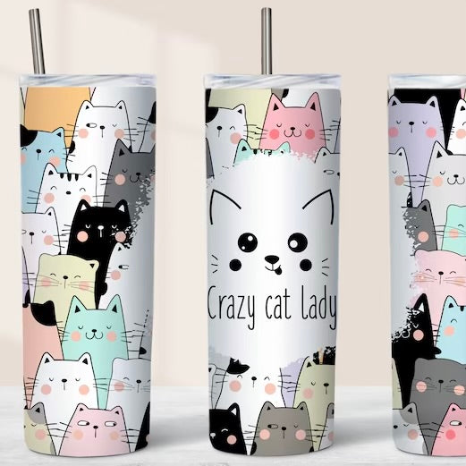 Crazy Cat Lady Tumbler