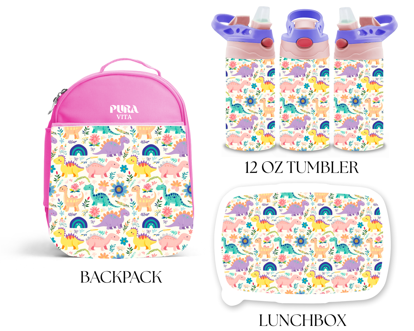 Rainbow Dino Garden - Full Set