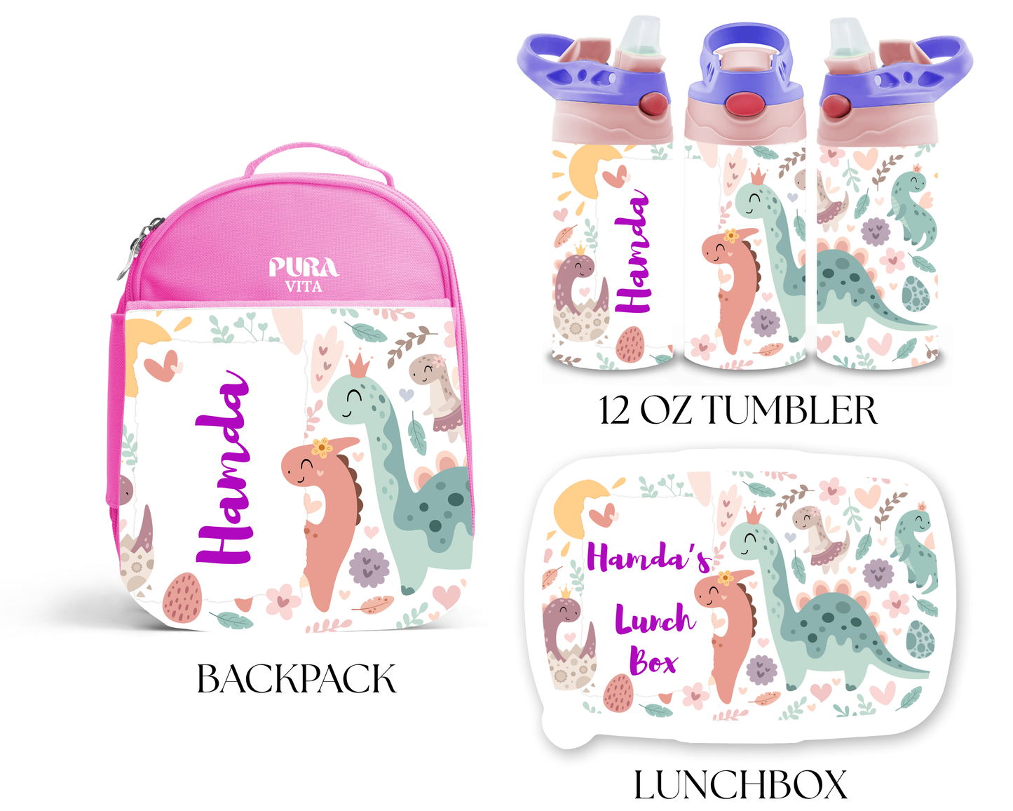 Pastel Dino Daydream - Full Set