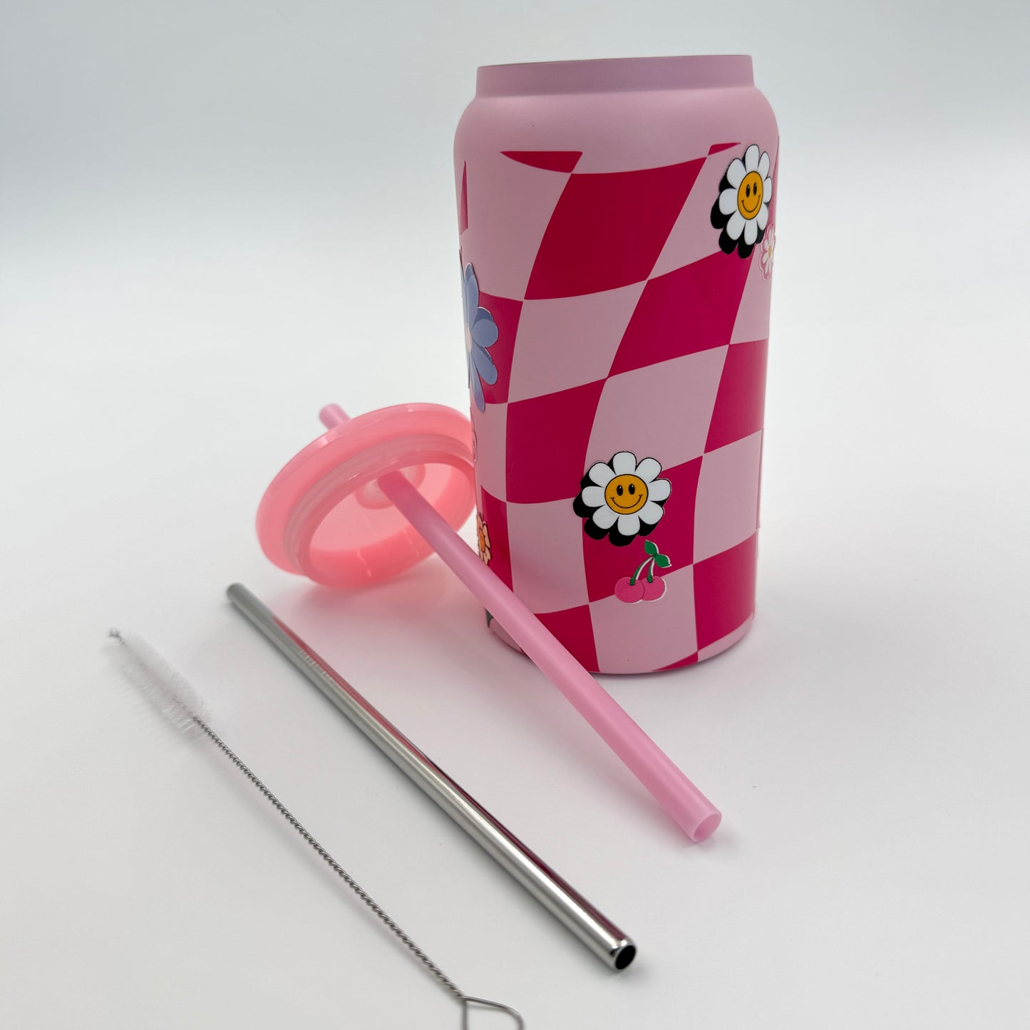 Flower Power Stainless Steel Tumbler (16 oz)