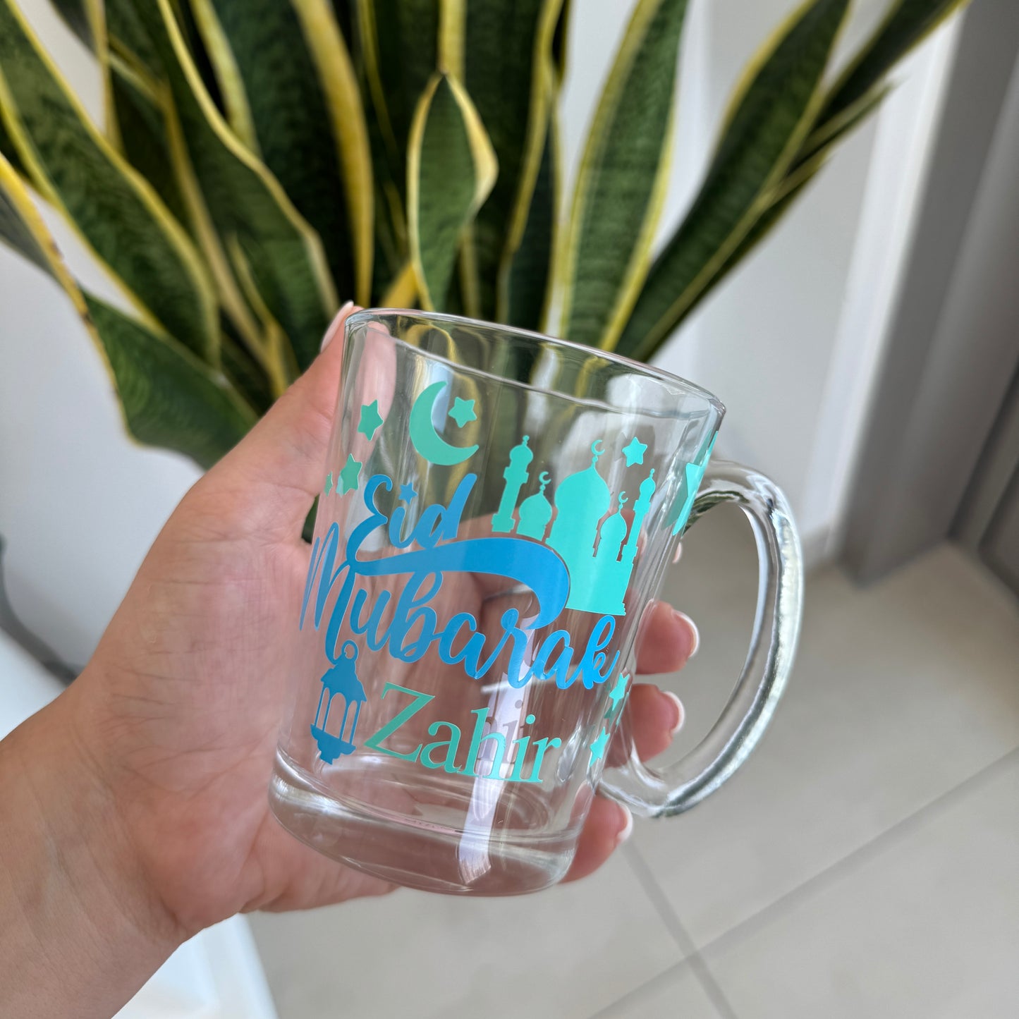 Custom Made Glass Mug