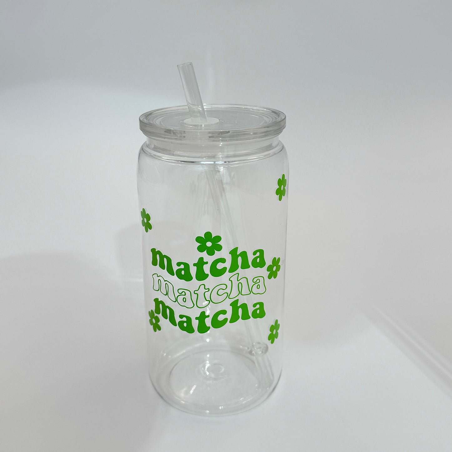 Matcha Cup with Lid & Straw