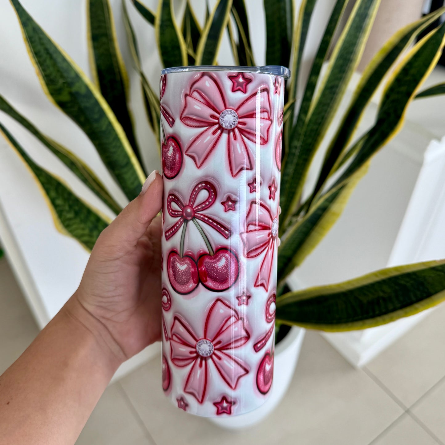 Cherry & Bows Tumbler