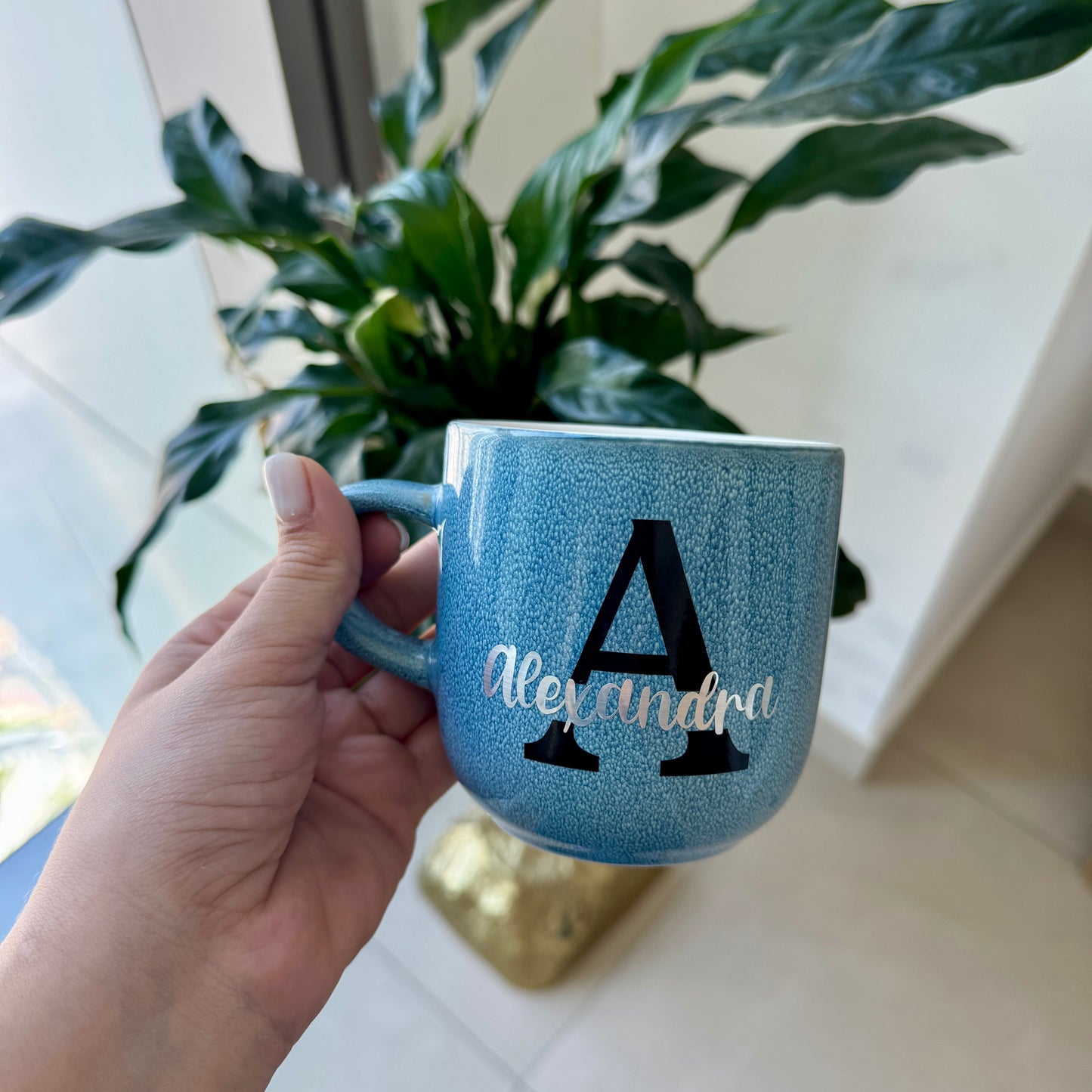 Custom Made Glass Mug