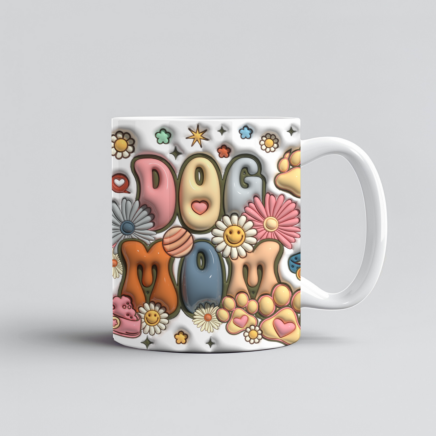 Dog Mom Custom Printed Mug