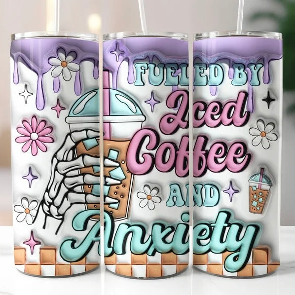 Coffee & Anxiety Tumbler