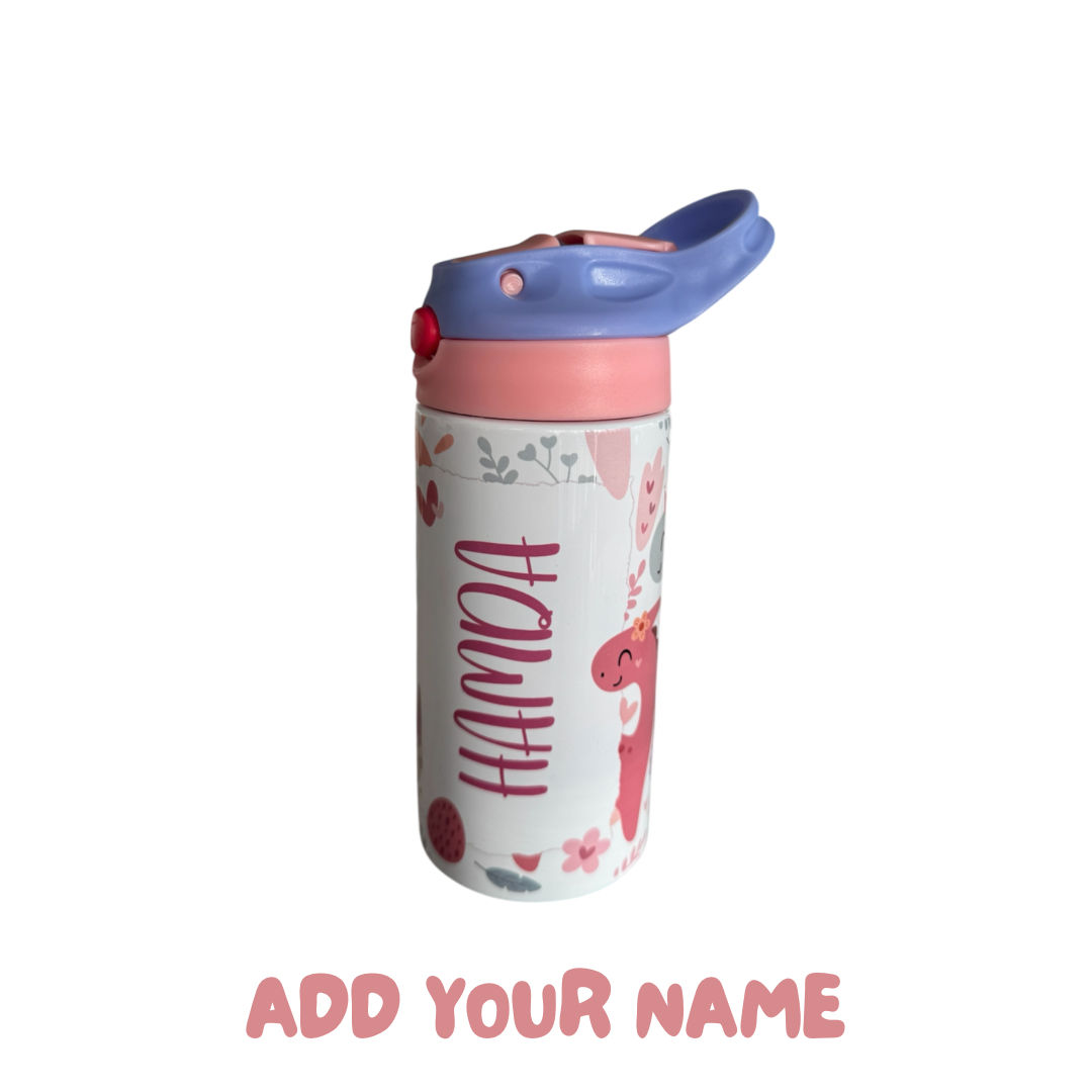 Custom Name- Dinosaur Tumbler 12oz