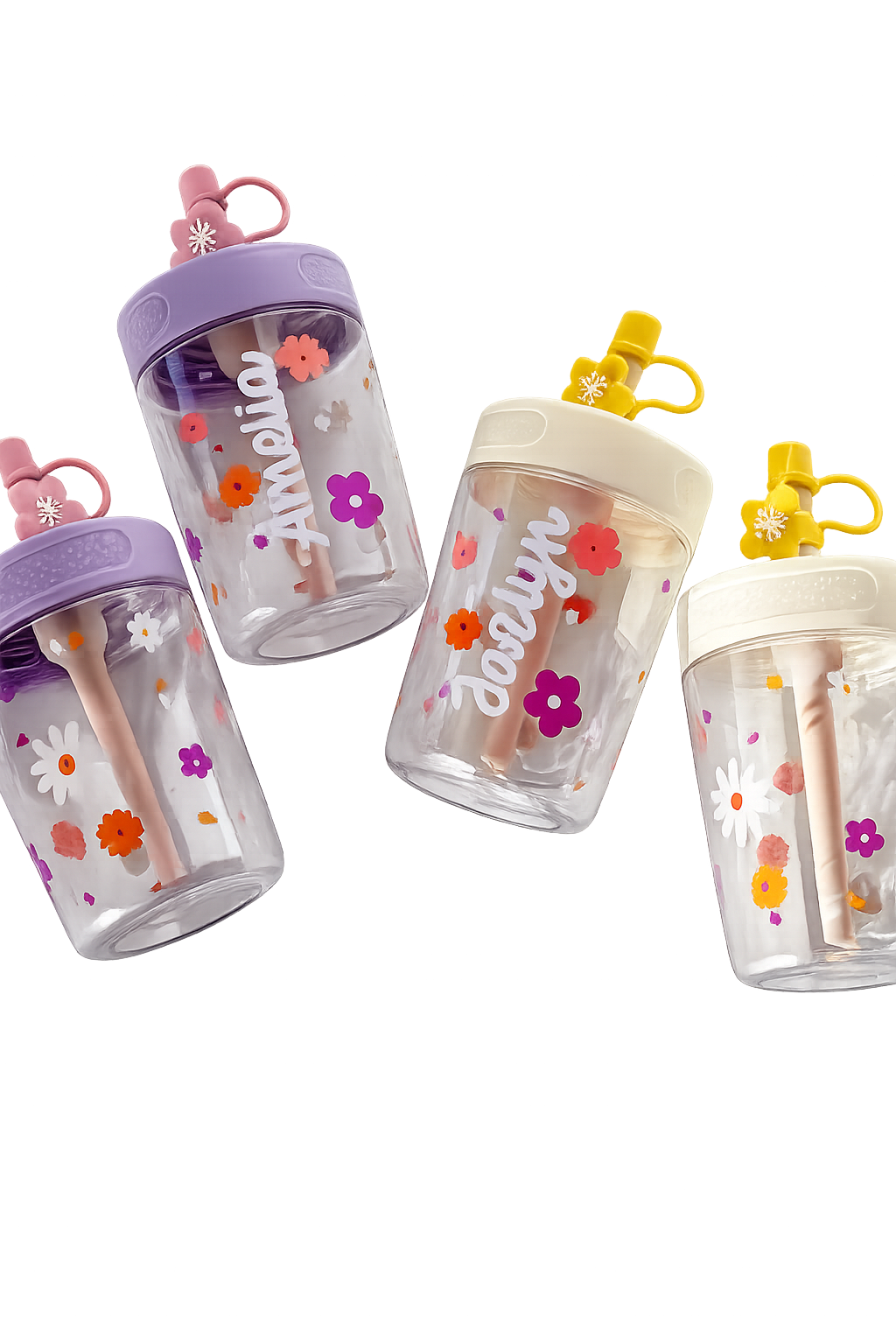 Clear Customizable Kids Tumblers