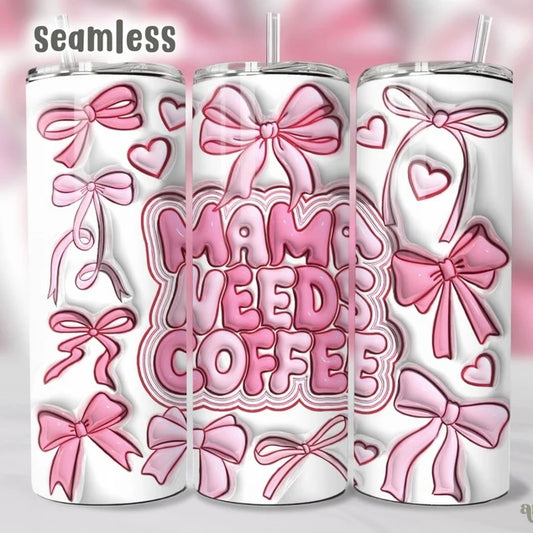 Coffee Mama & Bows Tumbler