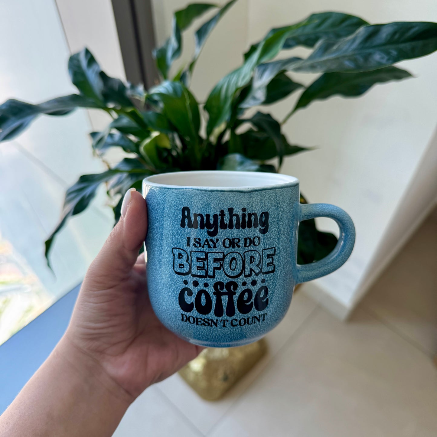 Custom Made Glass Mug