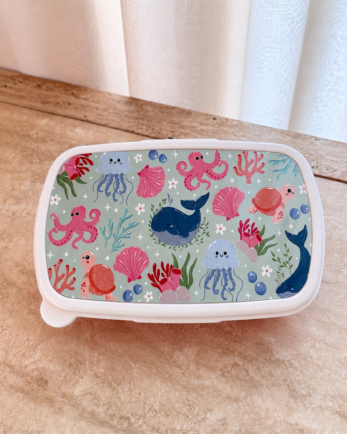 Pink Sealife Backpack Set