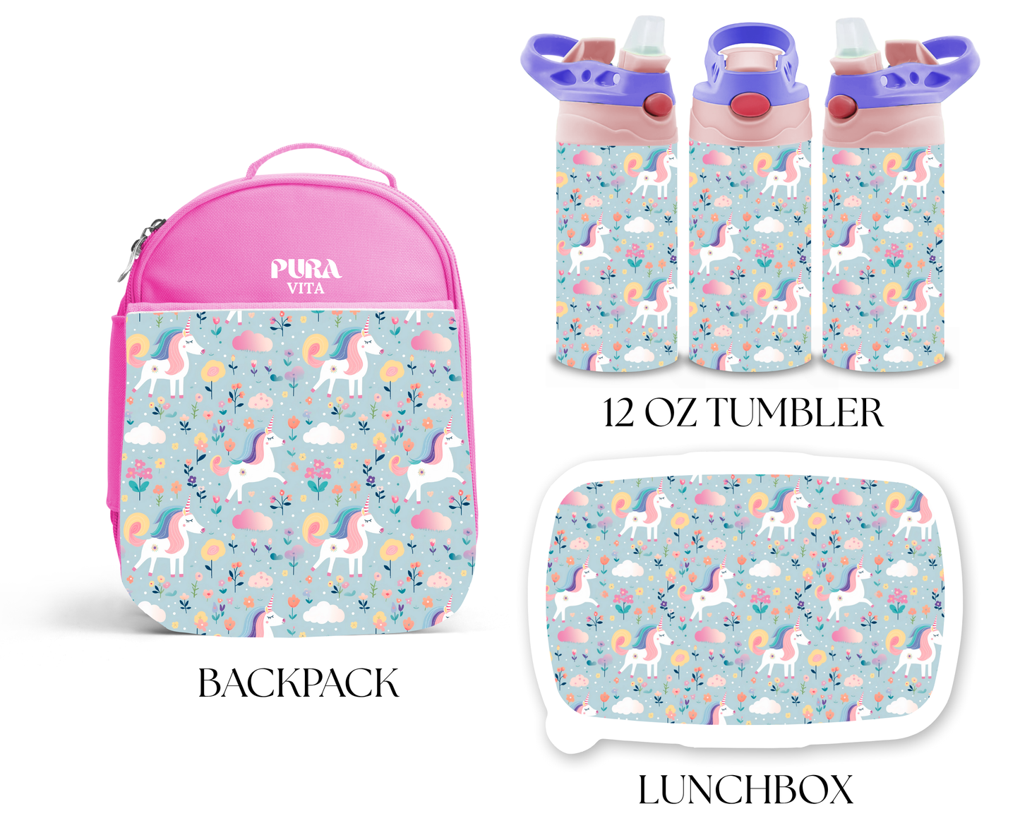 Pastel Unicorn Meadow - Full Set