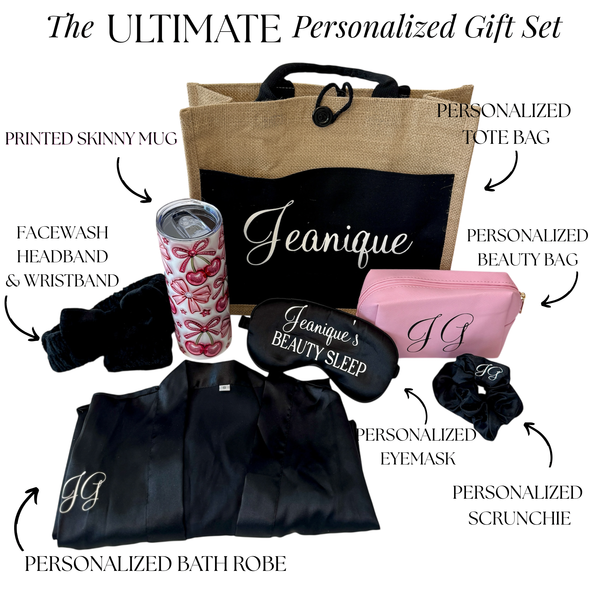 Ultimate Personalized Gift Set - SKINNY TUMBLER