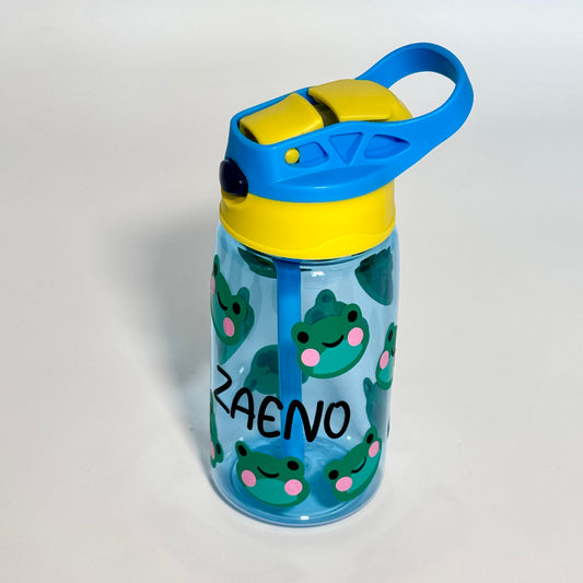 Personalized - Frogs Water Bottle 16 oz