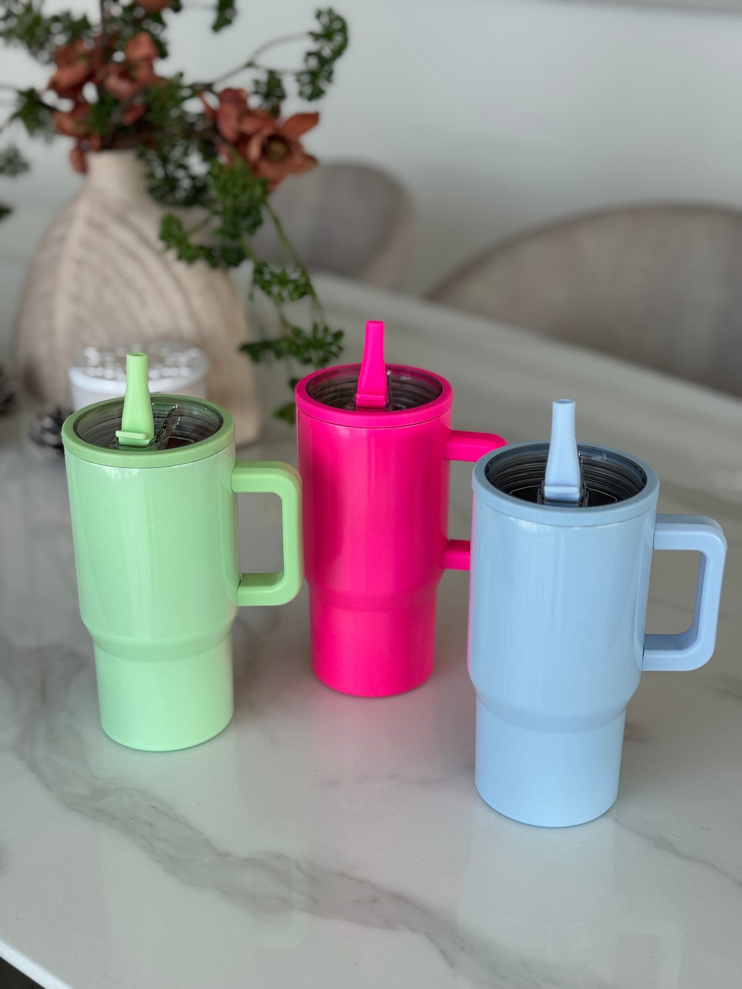 Neon Pink Leakproof Tumbler – 20oz