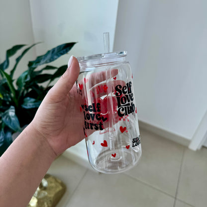 Self Love Club Cup with Lid & Straw