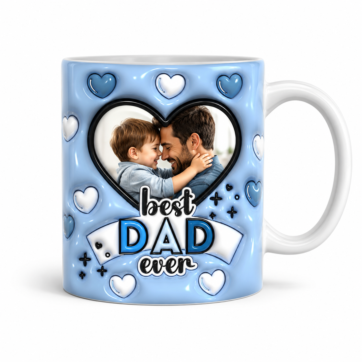 Personalized Best Dad Printed Mug