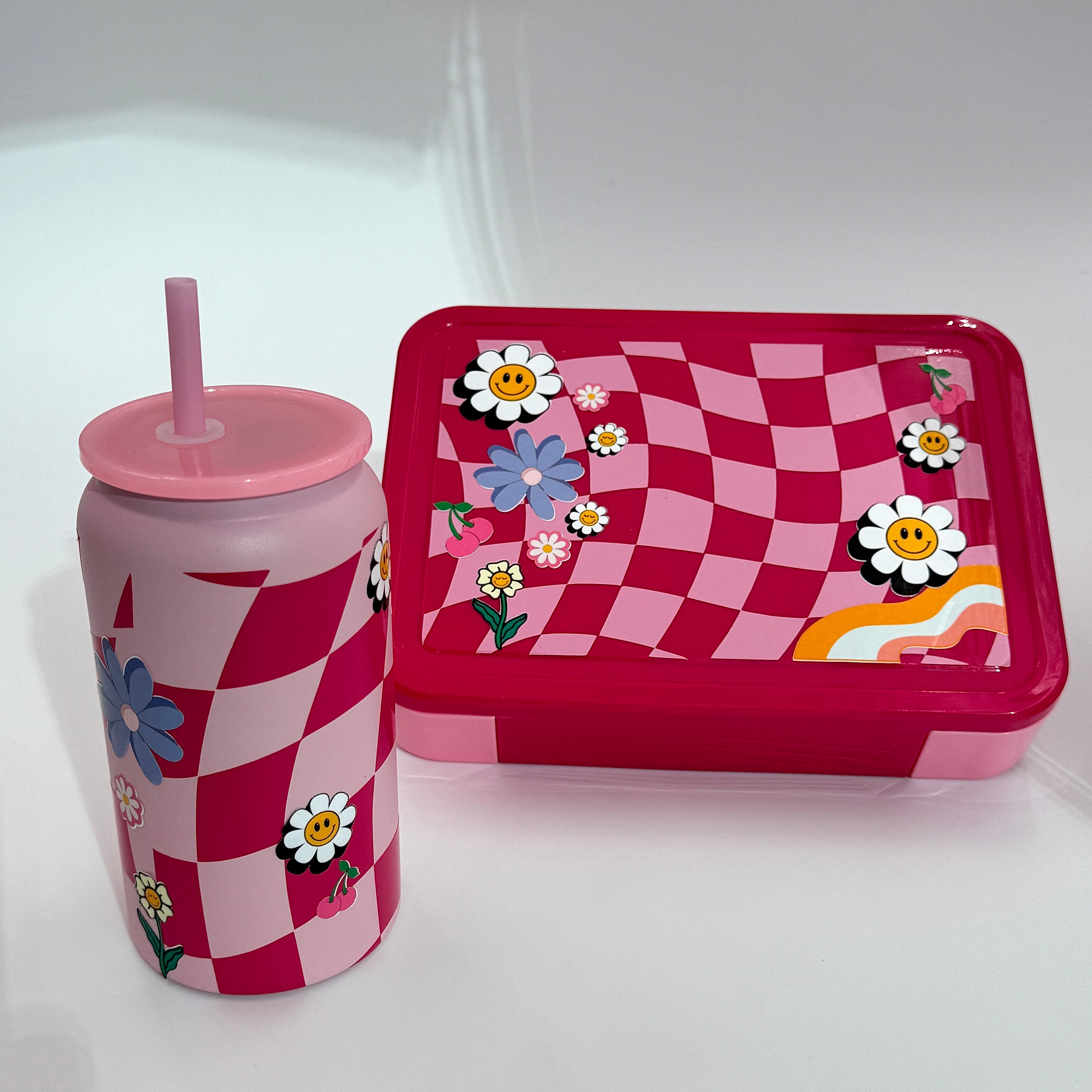 Flower Power Set - Tumbler + Lunch Box