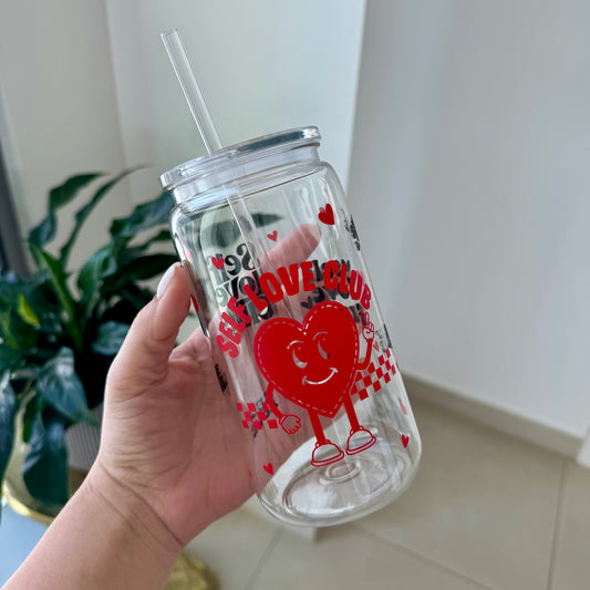 Self Love Club Cup with Lid & Straw