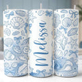 Custom Name - Seashell Tumbler