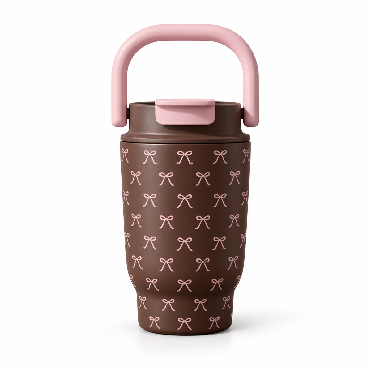 PRE-ORDER | Mini Carry Tumbler - Cocoa Bow