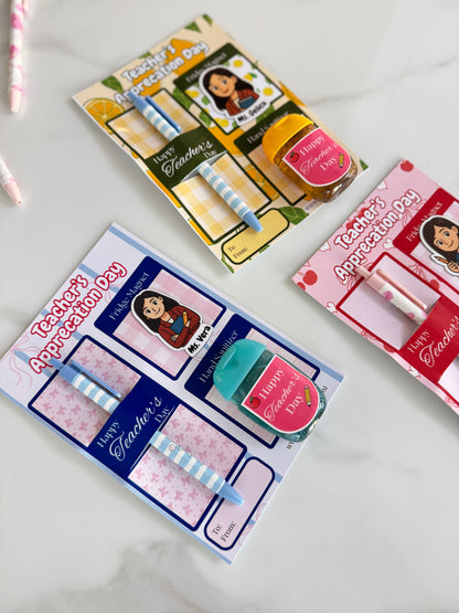 Teacher’s Day Mini Gift Set - Blue Navy Set 💙