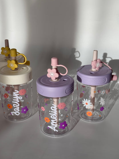 Little Blooms Personalized Tumbler 16 oz