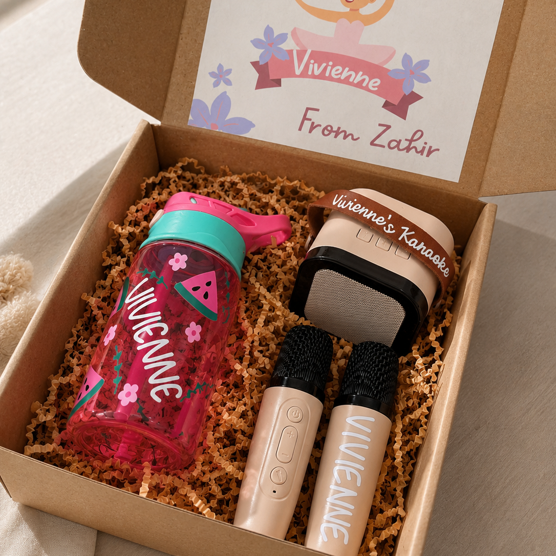 Personalized Kids Karaoke Gift Box