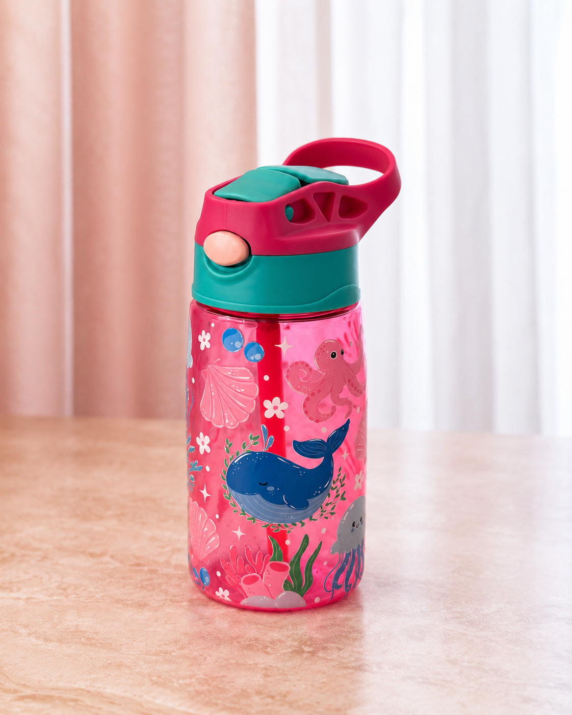 Pink Sealife Backpack Set