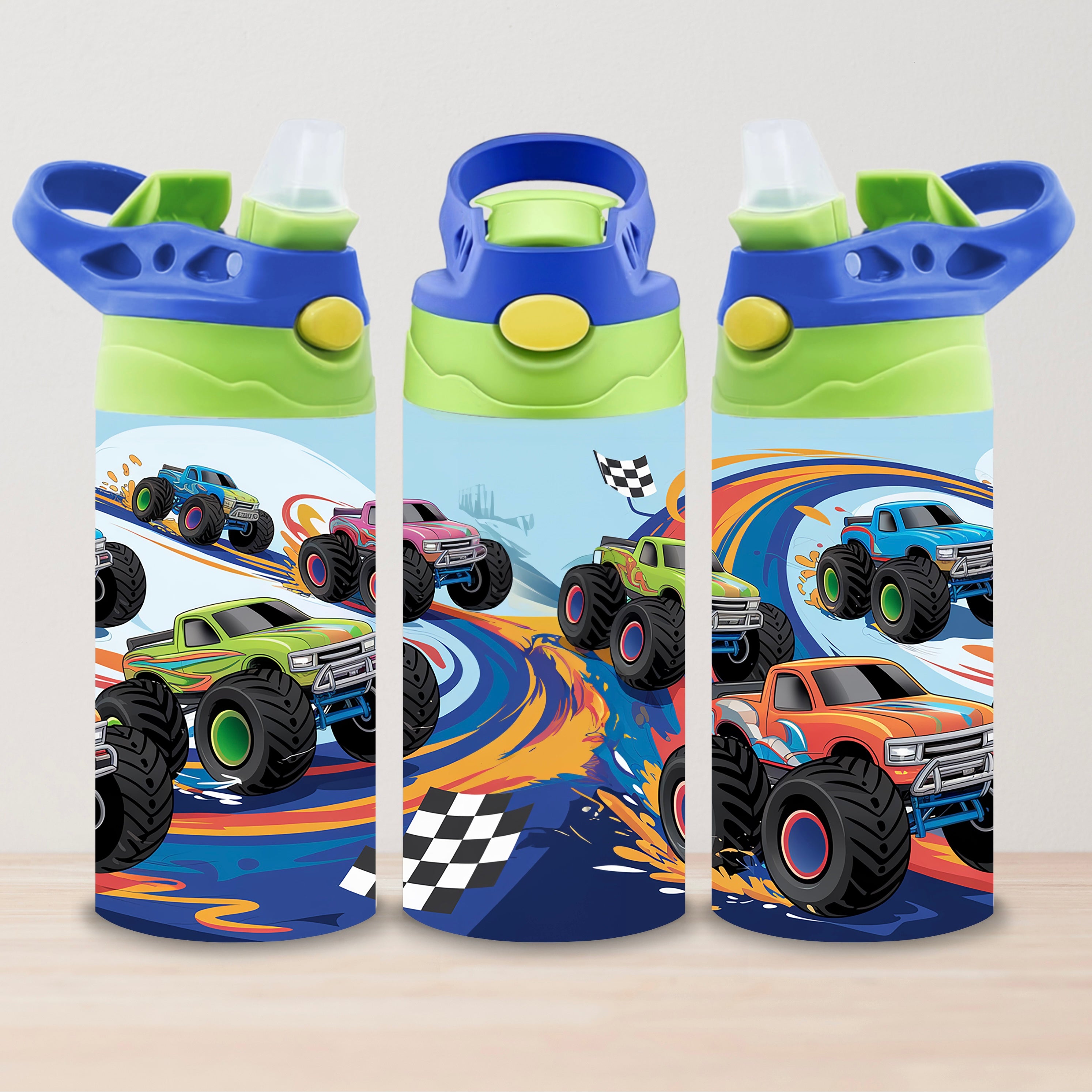 Monster Trucks Tumbler 12oz