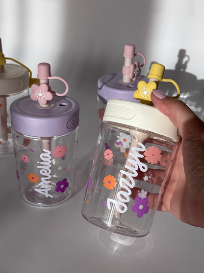Little Blooms Personalized Tumbler 16 oz