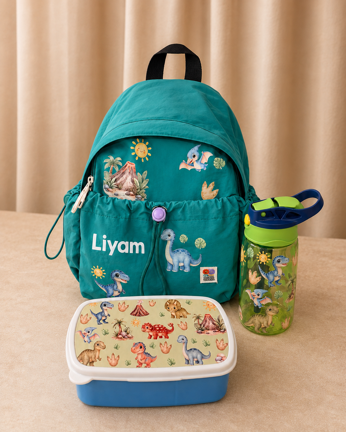 Dinosaur Backpack Set