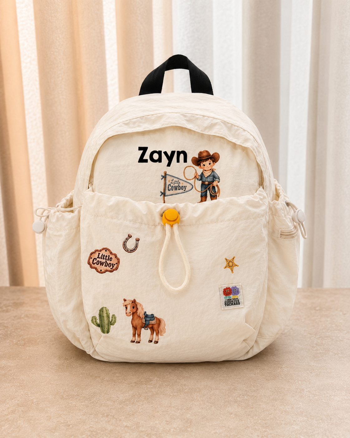 Personalized Kids Backpack - Cowboy