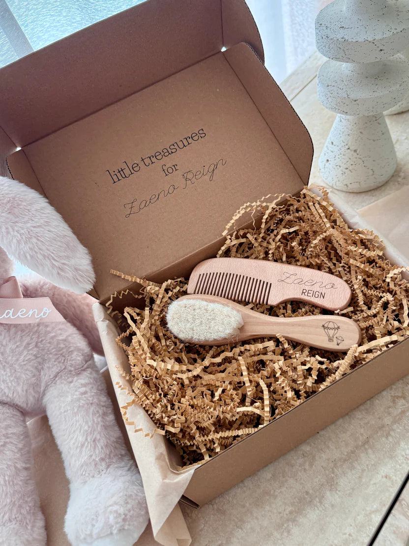 Personalized Baby Brush & Comb Set