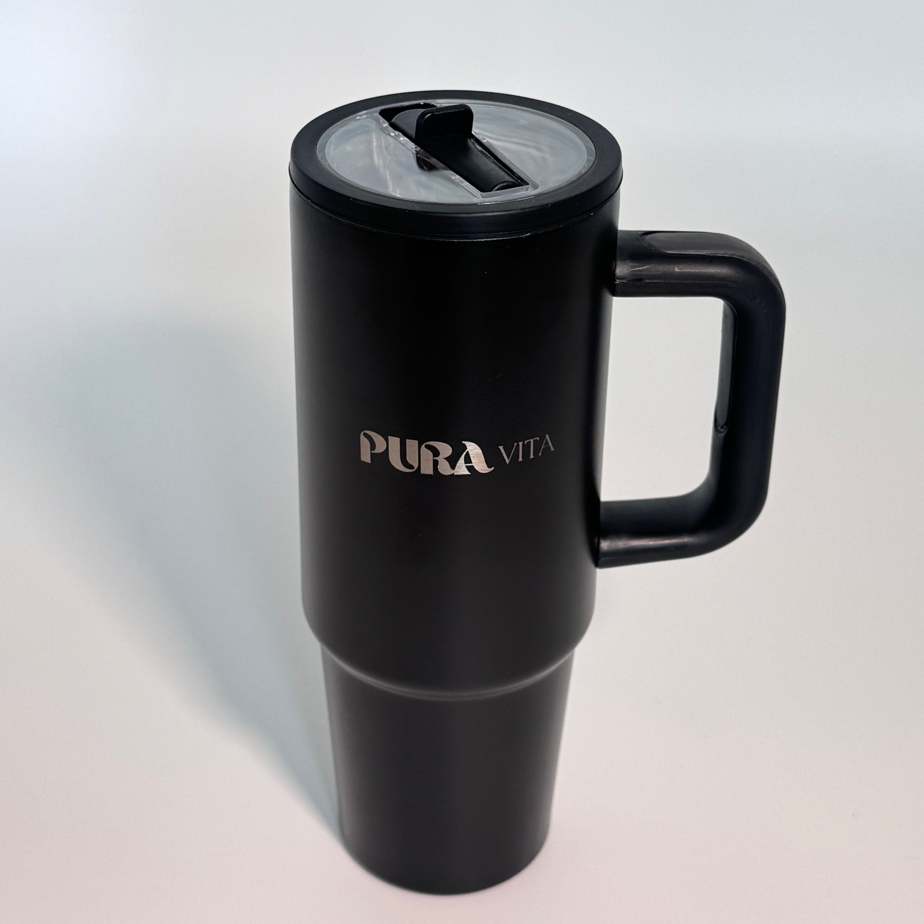 Grown-Up Sips - 30 oz Stainless Steel Insulated Tumbler - Black
