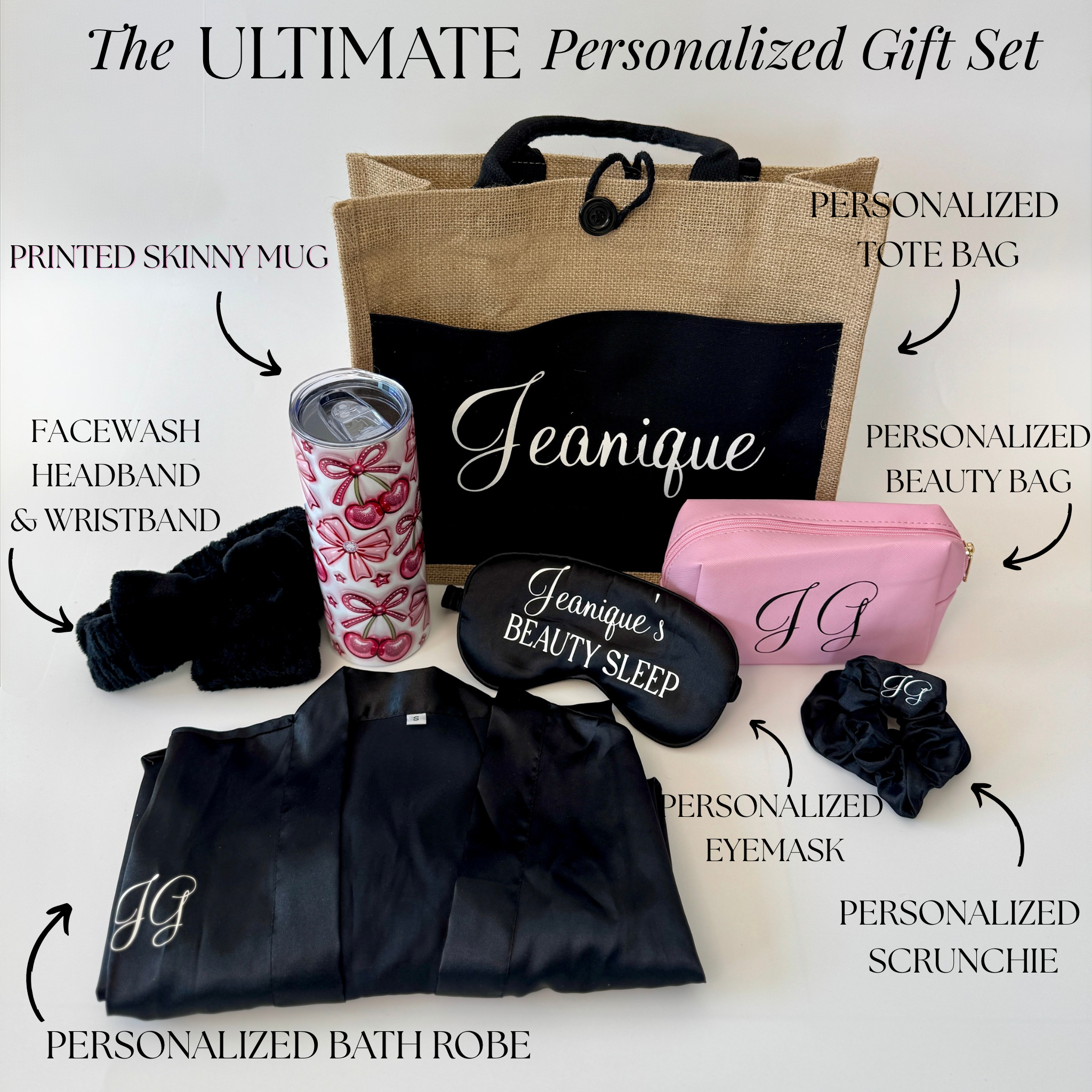 Ultimate Personalized Gift Set - SKINNY TUMBLER