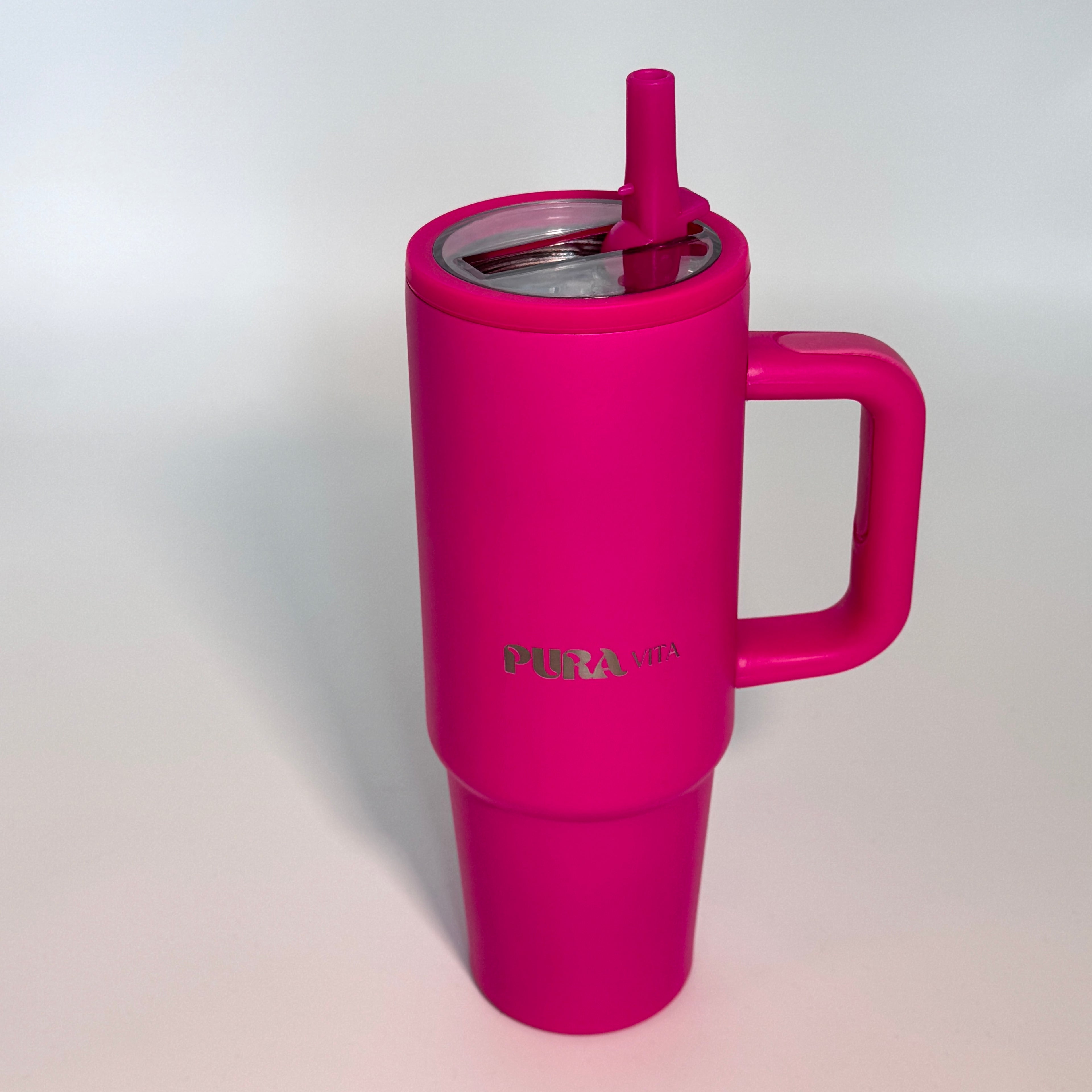 Grown-Up Sips - 30 oz Stainless Steel Insulated Tumbler - Hot Pink