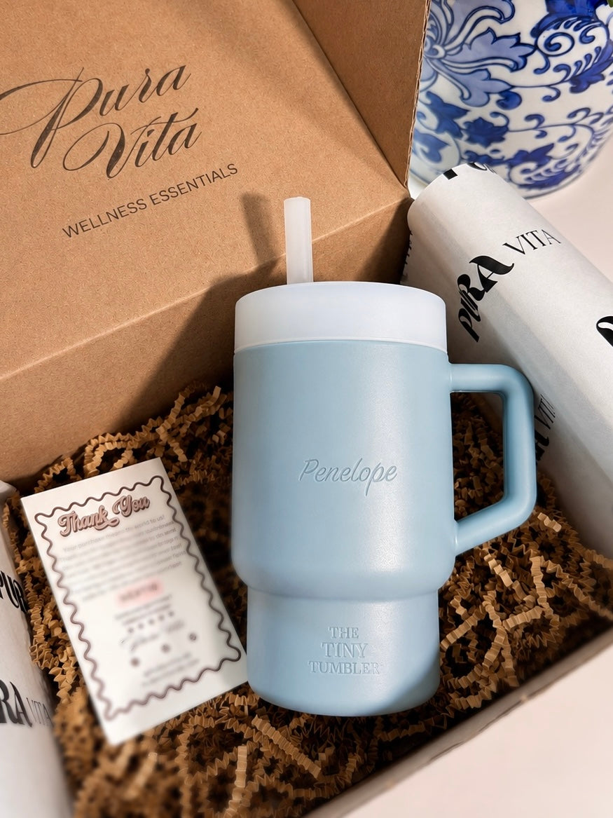 The Tiny Tumbler - Silicone Edition 9oz - Muted Blue