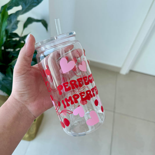 Perfectly Imperfect Cup with Lid & Straw