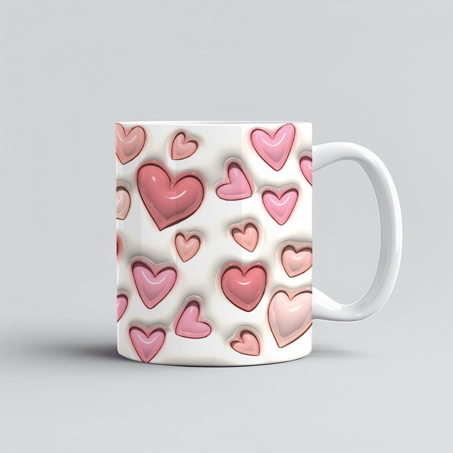 Hearts Custom Printed Mug