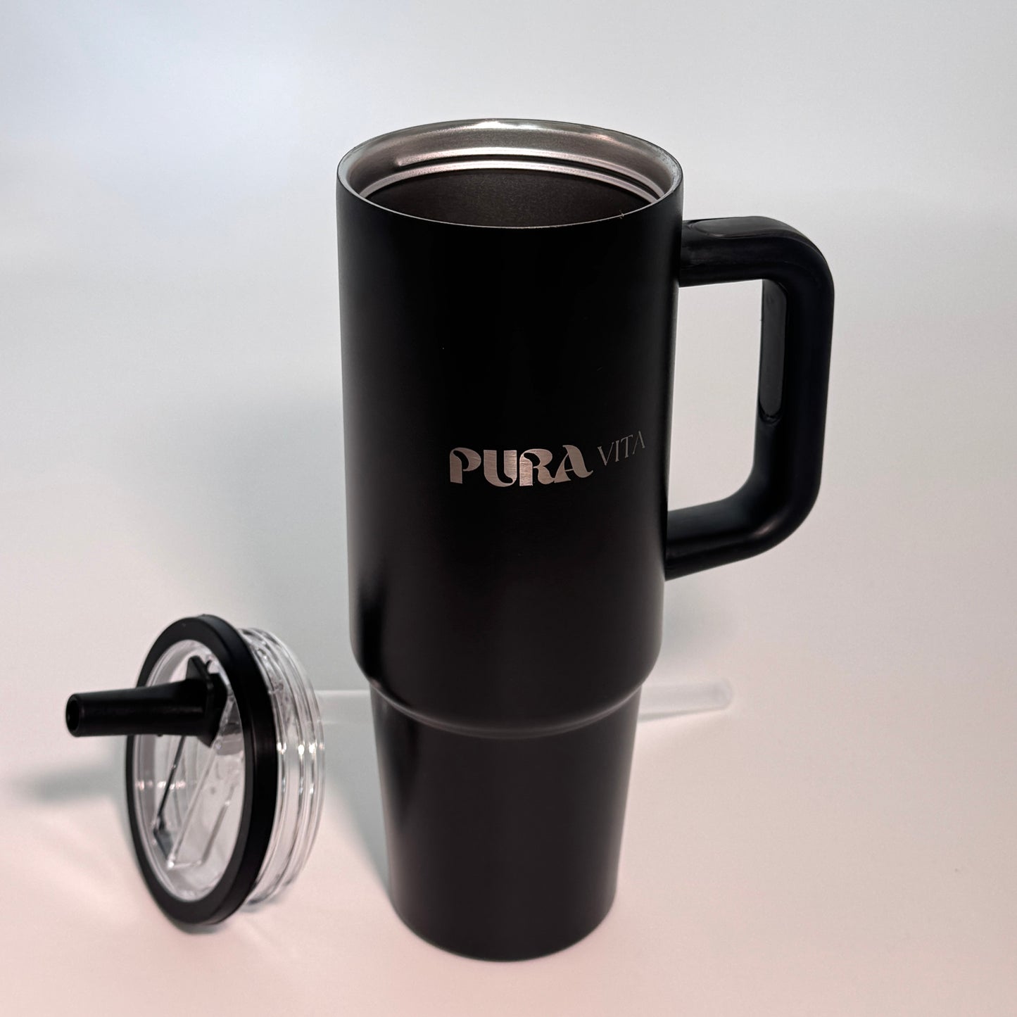 Grown-Up Sips - 30 oz Stainless Steel Insulated Tumbler - Black