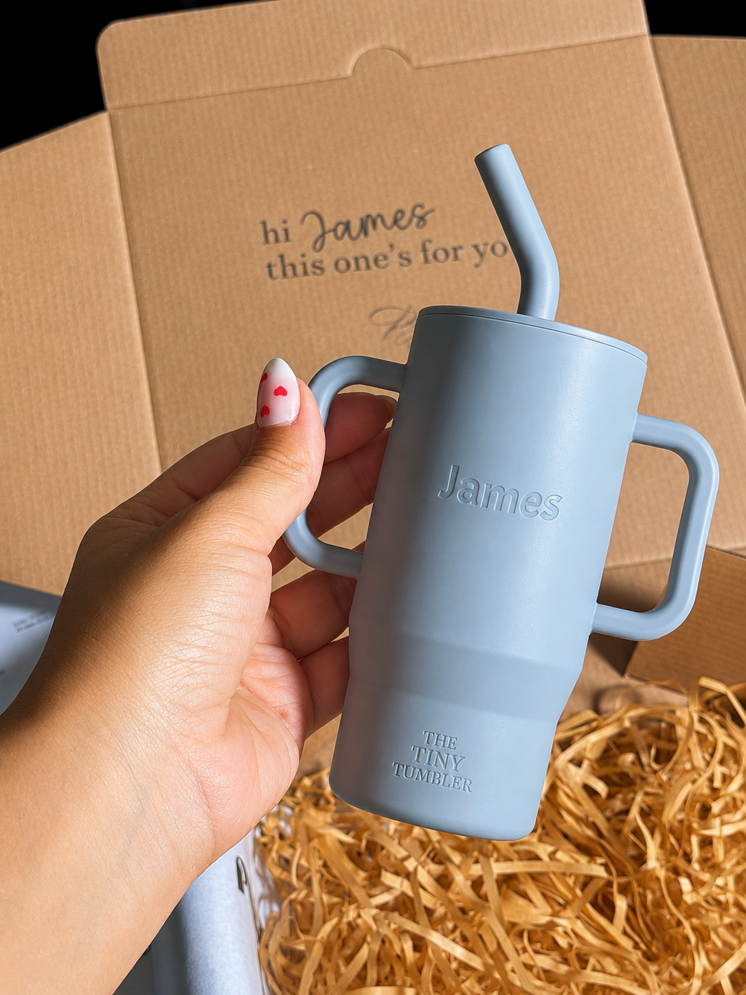 The Tiny Tumbler - Silicone Edition 8oz - Muted Blue