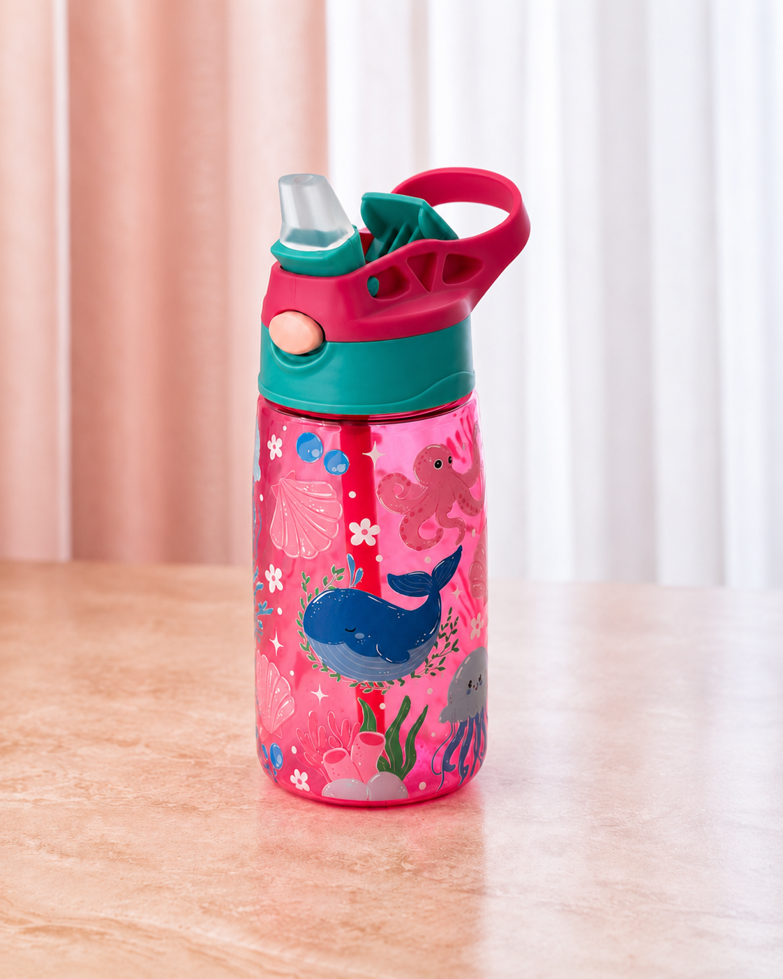 Pink Sealife Backpack Set
