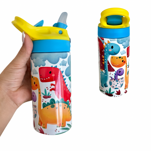 Custom Name- Dinosaur Tumbler 12oz