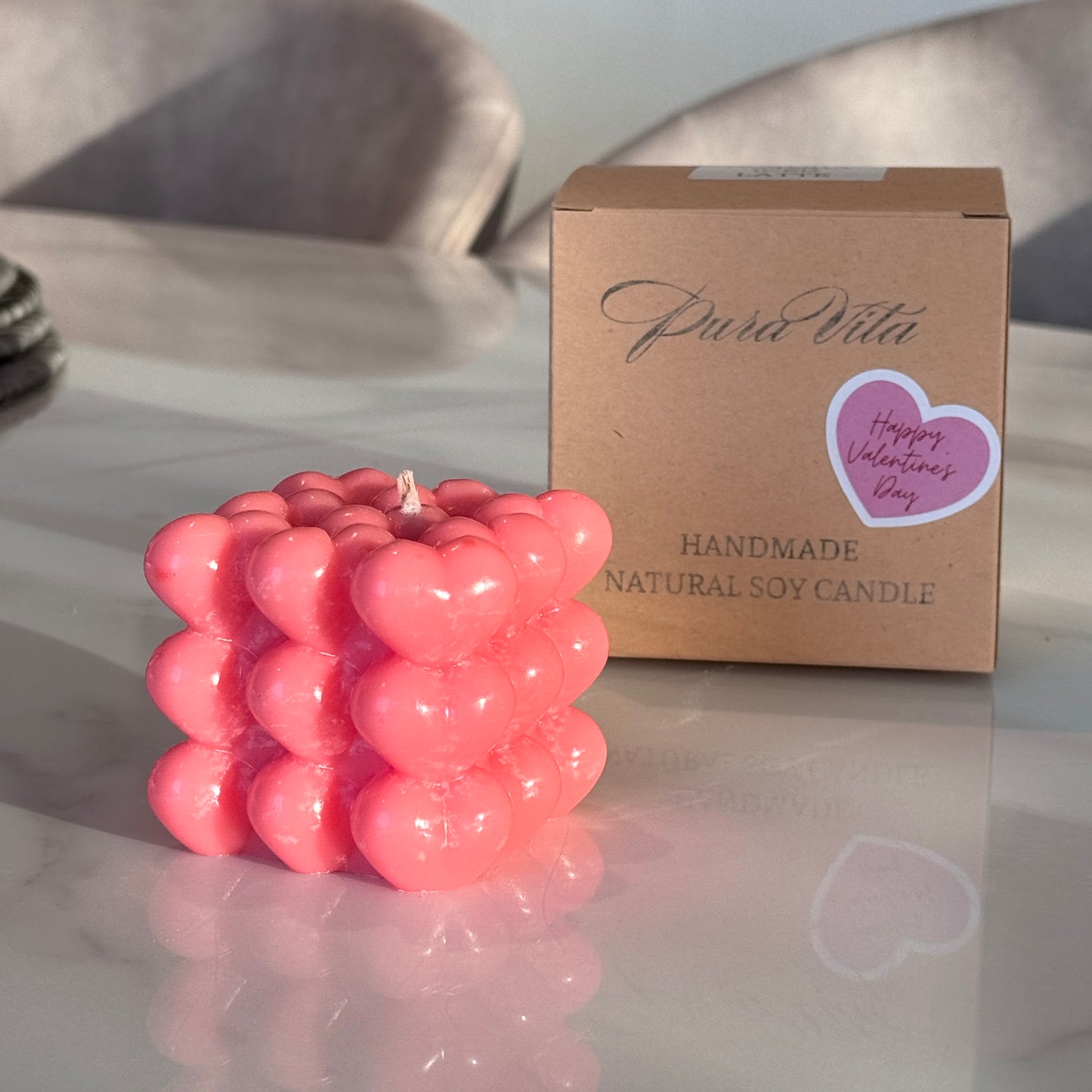 ALL MY HEARTS | Sculpted Candle