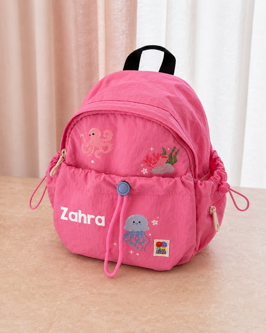 Pink Sealife Backpack Set