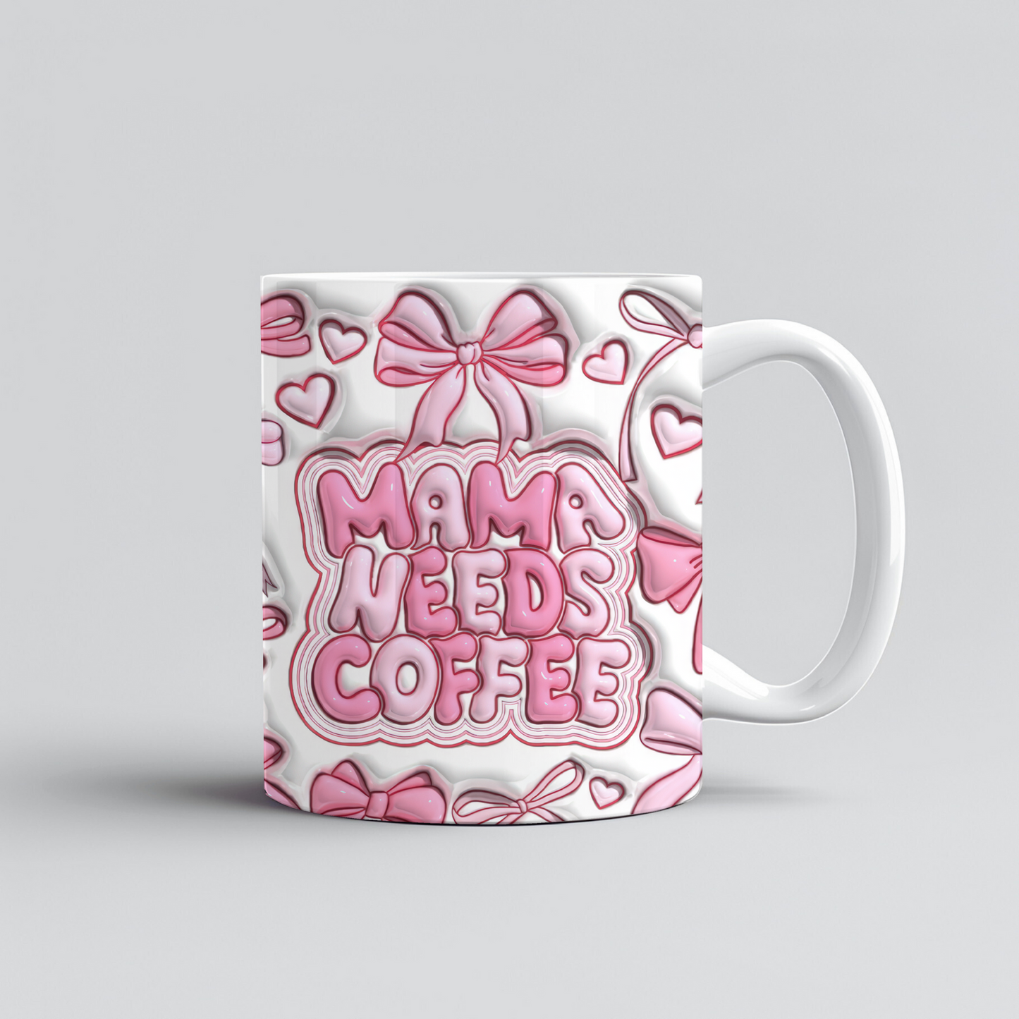 Mama Needs Coffee Custom Printed Mug