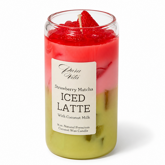 Strawberry Matcha Latte Candle