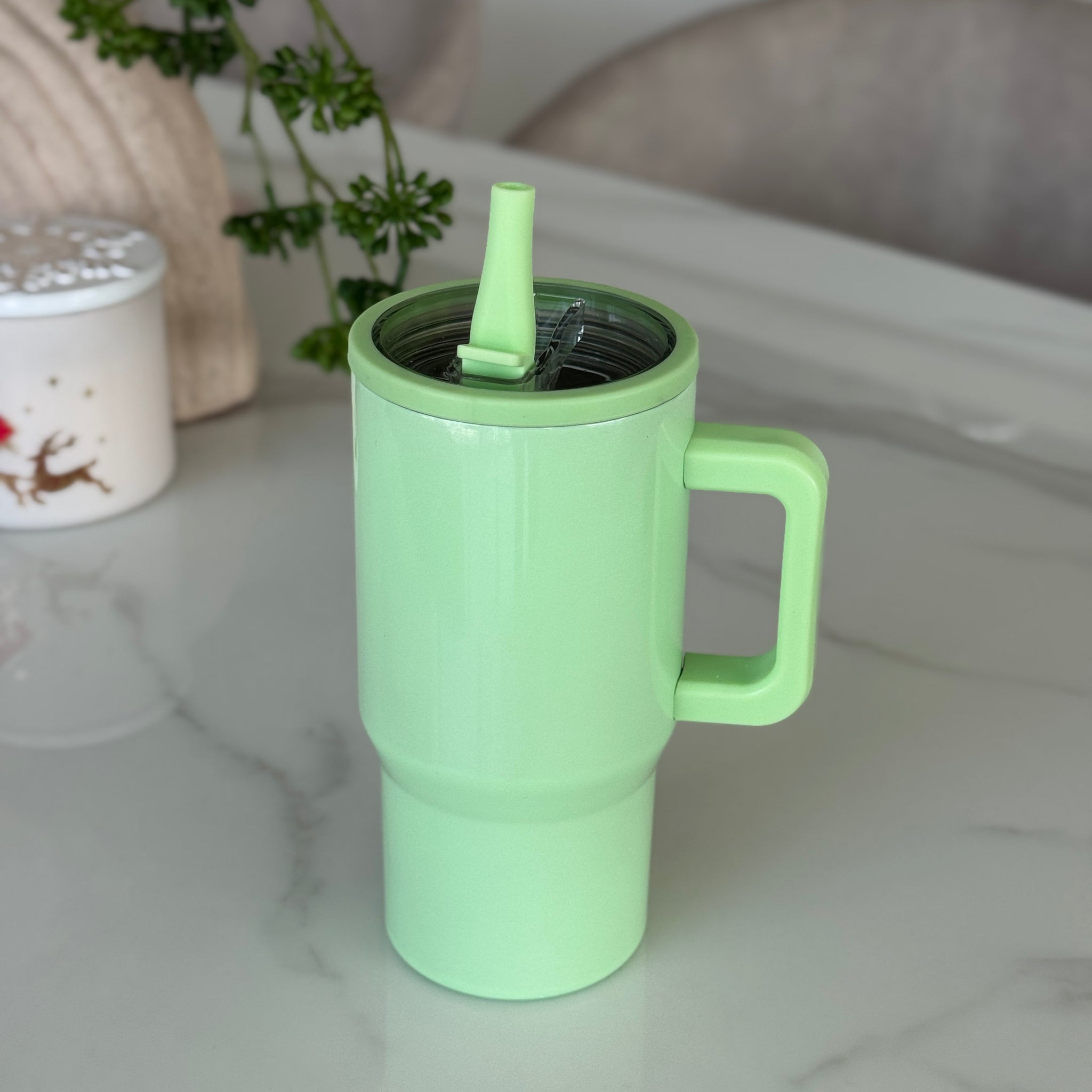 Mint Green Leakproof Tumbler – 20oz
