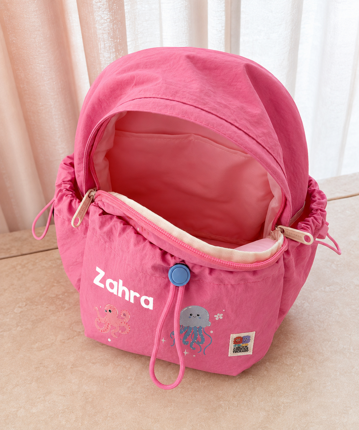 Pink Sealife Backpack Set